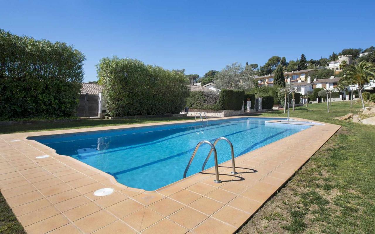 Casas Blanca 34 ,piscina, Playa privada Santa María de Llorell Tossa Tossa de Mar Exterior foto